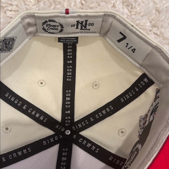 KC Embroidered Cap with Red and Navy Accents - Picture 4 of 5